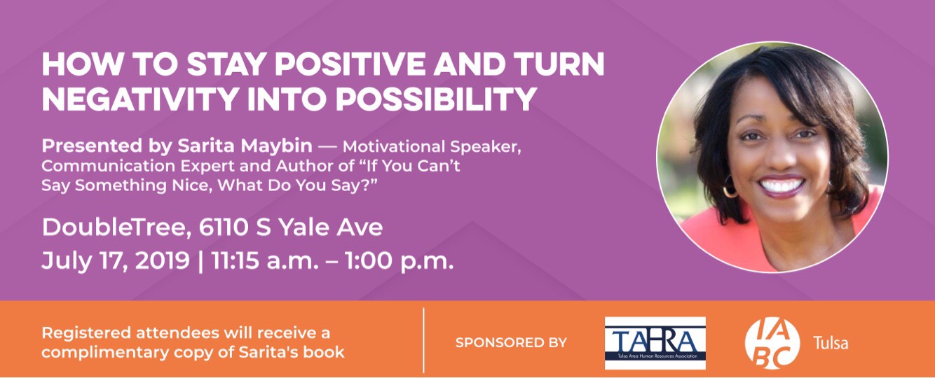 july program meeting event tahra motivational speaker flyer