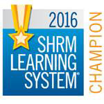 TAHRA earned the SHRM Learning System Champion award in 2016